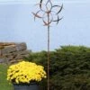 Feather Staked Wind Spinner, 22" -Garden Decor Store 8600480 02V tif