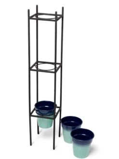 Steel Vertical Plant Stand With Metal Pots -Garden Decor Store 8609183 4967 tif