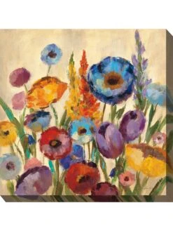 Jovial Blooms Outdoor Wall Art