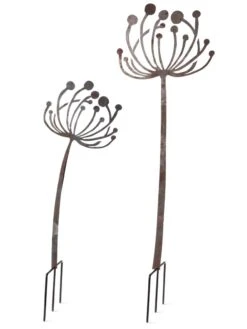 Queen Anne's Lace Garden Stake Set Of 2 9 Queen Anne's Lace Garden Stake Set Of 2 -Garden Decor Store 8610210 8091 tif