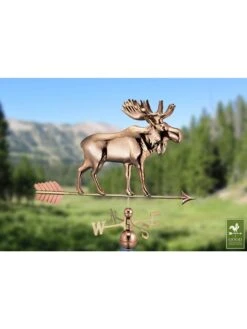 Moose With Arrow Weathervane -Garden Decor Store 8610229 01v