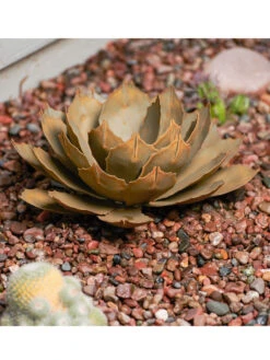 Desert Steel Artichoke Agave Sculpture -Garden Decor Store 8610760 01v