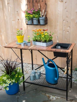Small Space Potting Table