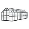 MONT Growers Edition Greenhouse, 8' X 24' -Garden Decor Store 8611198 mont 24 grower black