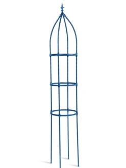 Fleur De Lis Obelisk, 86.8" -Garden Decor Store 8611664 03760 tif