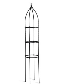 Fleur De Lis Obelisk, 86.8" -Garden Decor Store 8611664 3760 tif