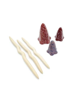 Potting Shed Tinkling Toadstool Sculptures, Set Of 3 -Garden Decor Store 8611730 spr 09v