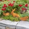 Corten Steel Animal Garden Stakes 1 Corten Steel Animal Garden Stakes -Garden Decor Store 8612060 021 tif