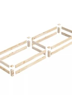 Pine Raised Garden Bed, 2' X 8' -Garden Decor Store 8612243 01V jpg