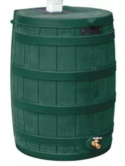 Rain Wizard 40 Gallon Rain Barrel -Garden Decor Store 8612308 02V jpg