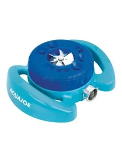 Aqua Joe® AJ-TSSBM Indestructible 9-Pattern Metal Turret Sprinkler -Garden Decor Store 8612869 02v