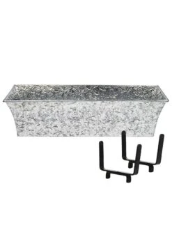 Achla Designs Handrail Flowerbox Bracket Kit For Rail -Garden Decor Store 8612883 01v achla designs handrail flowerbox bracket kit for 2x4 inch rail