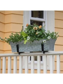 Achla Designs Handrail Flowerbox Bracket Kit For Rail -Garden Decor Store 8612883 03v