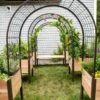 2’ X 4’ Arch Trellis For Planter Boxes -Garden Decor Store 8612976 0414 arch trellis for 2 foot x 4 foot planter box