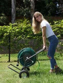 Yard Butler® Two Wheel Hose Truck -Garden Decor Store 8613163 03v