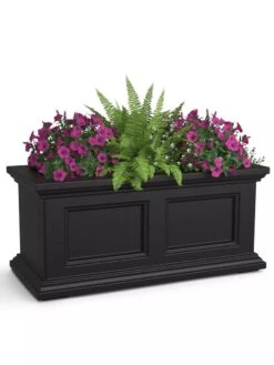 Fairfield Self-Watering Window Box, 2’ -Garden Decor Store 8613268 02V tif