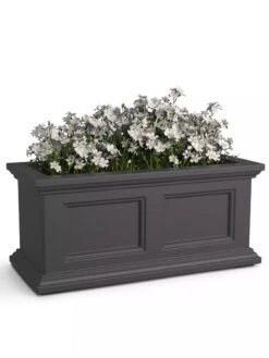 Fairfield Self-Watering Window Box, 2’ -Garden Decor Store 8613268 09V tif