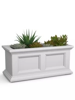 Fairfield Self-Watering Window Box, 2’ -Garden Decor Store 8613268 12V tif