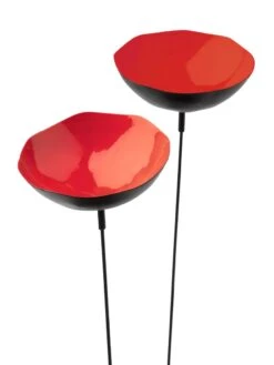 Red Poppy Sways, Set Of 5 -Garden Decor Store 8613343 519