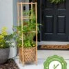 Elevated Bamboo Tomato Planter And Trellis -Garden Decor Store 8613502 13