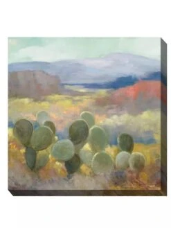 Desert Bluffs Outdoor Wall Art -Garden Decor Store 8614002 01V 3 4