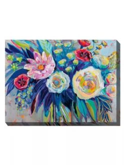 Floral Array Outdoor Wall Art 7 Floral Array Outdoor Wall Art -Garden Decor Store 8614011 01V 3 4