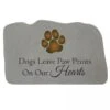 Dogs Leave Paw Prints Memorial Stone -Garden Decor Store 8614135 01V 3 4 dogs leave paw prints memorial stone