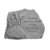 Mothers Plant The Seeds Of Love Memorial Stone -Garden Decor Store 8614138 01V 3 4 mothers plant the seeds of love memorial stone