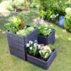 Modular Rectangular Raised Bed Kit -Garden Decor Store 8614248 01V modular rectangular raised bed kit