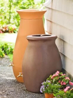 Rainwater Urn, 65 Gallon -Garden Decor Store GS38683 02 tif 1