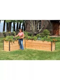 Elevated Raised Bed, 2' X 8' -Garden Decor Store GS39388 01 1