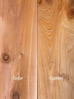 Planter Box, Frame And 2 Covers Kit, 2' X 4' -Garden Decor Store L Cedar R Cypress 0016 tif 3